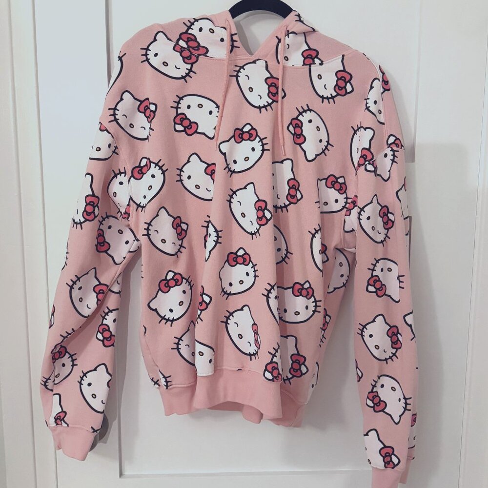 NWOT Sanrio Hello Kitty Hoodie Sweatshirt Size XL